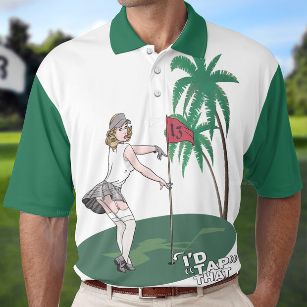 I'd Tap That Short Sleeve Polo Shirt QT5050301