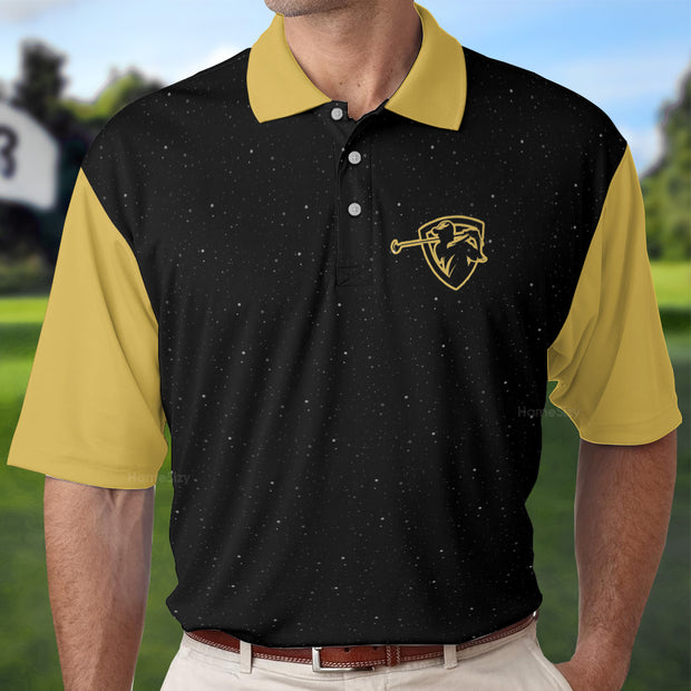 May The Course Be With You Golf Short Sleeve Polo Shirt