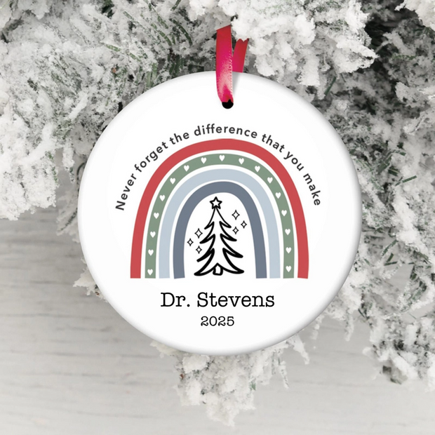 Not All Heroes Wear Capes Nurse - Personalized Ceramic Ornament - Christmas Gift For Nurse, CNA, Healthcare Worker HN02