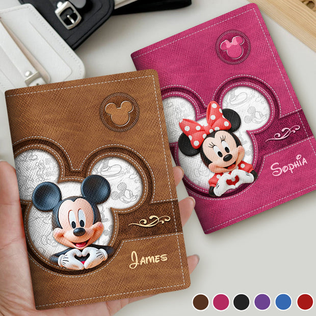MkMo Adventure Awaits - Personalized Mouse Passport Holder CT01