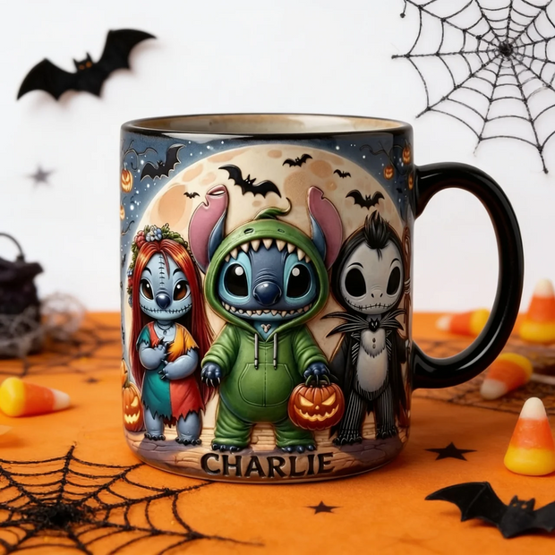 Happy Halloween - Personalized Accent Mug - Halloween Gift For Movies Fans