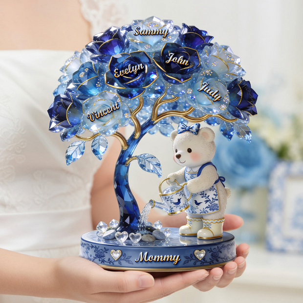 Growing With Mom -  Personalized  Acrylic Plaque - Gift For Mother's Day CT01