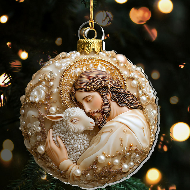 Jesus The Good Shepherd - Acrylic Ornament TD118