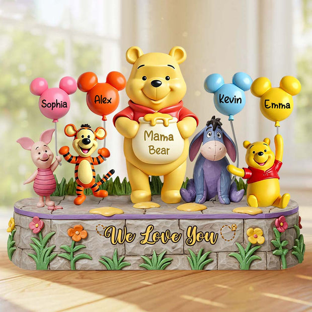 Mama Bear - Personalized Custom Shaped Acrylic Plaque CT01