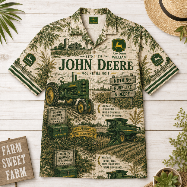 Farming Legacy - Hawaiian Shirt -  Gifts For Farmers