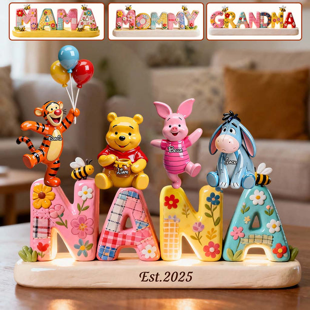Mama Bear - Personalized Custom Shaped Acrylic Plaque CT01