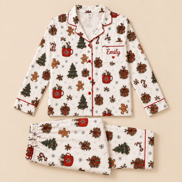 Christmas Matching Sleepwear Gifts For Family - Personalized Pajama Set