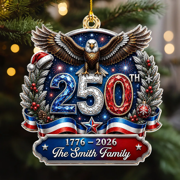 Our Country  - Personalized Acrylic Ornament - Chrismas Gift For Family