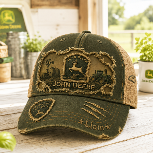 Farmer’s Tractor - Personalized Classic Cap - Gift For Farmers