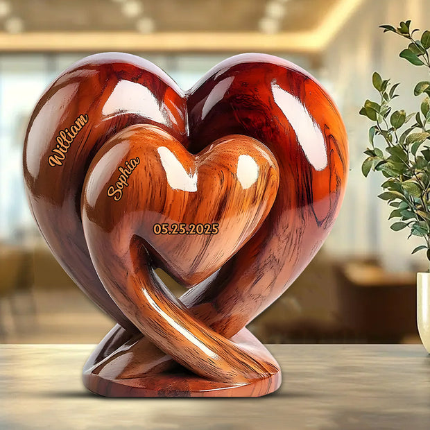 You and Me We Got This - Personalize Shaped Wood Plaque CT01
