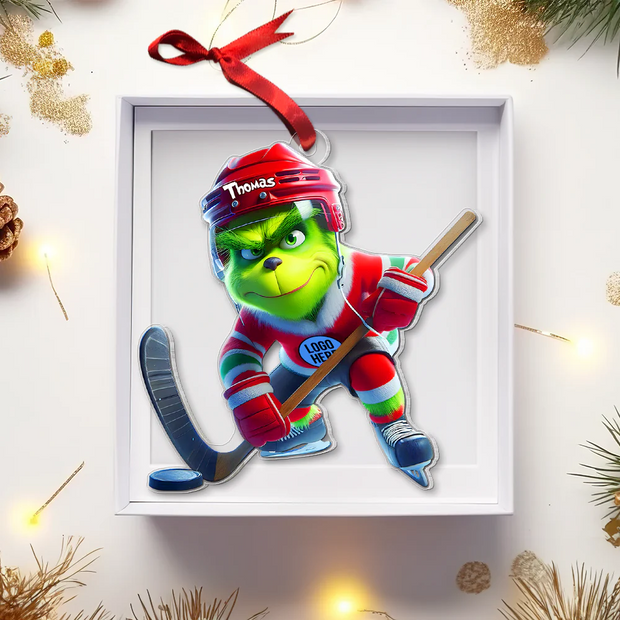 Strong Rivalry Hockey  - Personalized Acrylic Ornament - Gift For Sport Fans