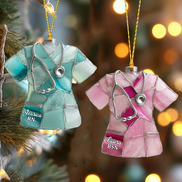 To Inspiring Nurse Compassion And Dedication Shine Gift For Nurses - Personalized Acrylic Ornament