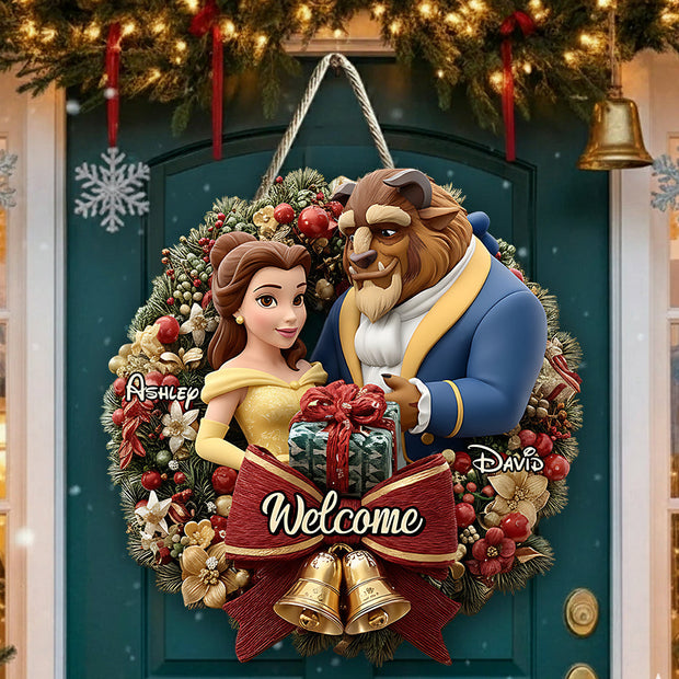 Welcome To Our House - Personalized Custom Shaped Wood Sign CT01