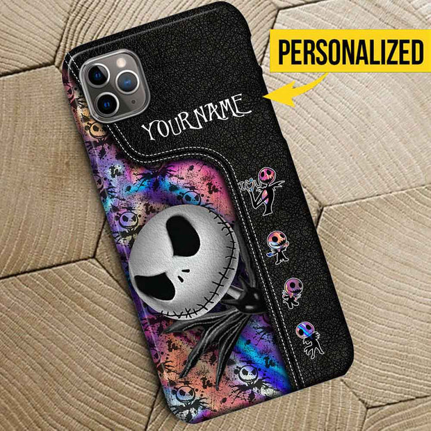 Nightmare Before Christmas Style Custom Name - Personalized Phone Case HN02