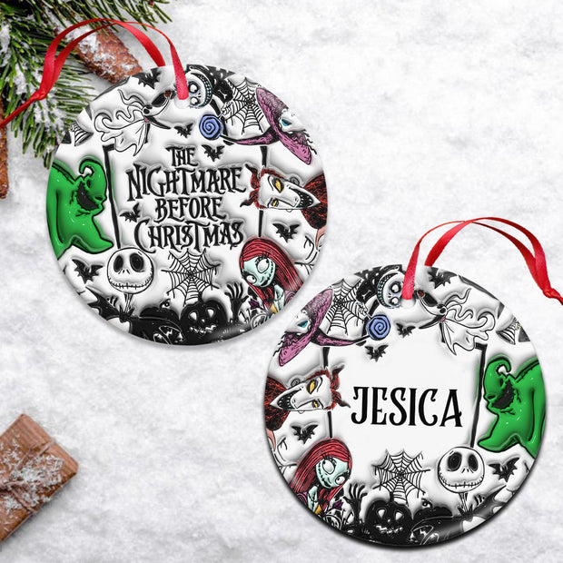 Nibc Custom Name - Personalized Ceramic Ornament CT01