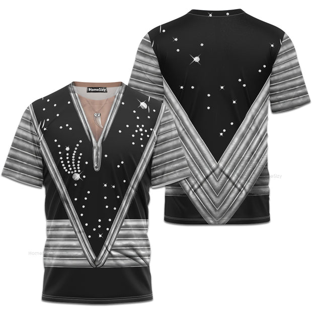 Spaceman Cosplay Costume Kiss - 3D Tshirt QT211071