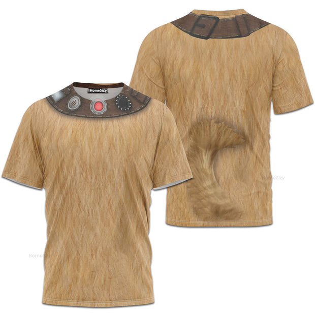 Dug The Dog Up Cosplay Costume - 3D Tshirt