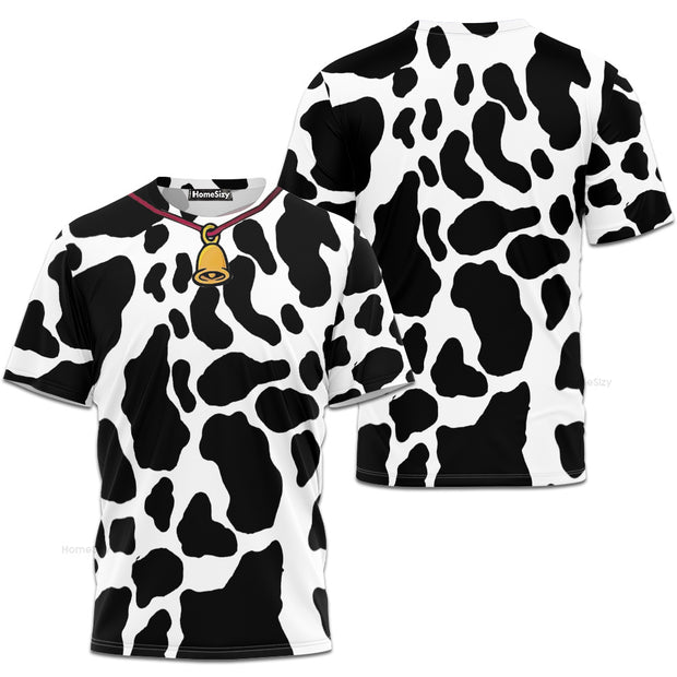 Dairy Cows Skin Cosplay Costume - 3D Tshirt