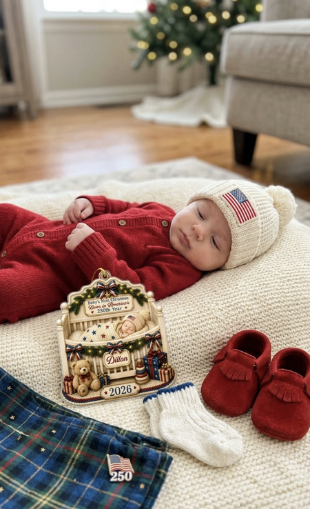 Review by Jacqueline S. - Wrapped In Love And Freedom - Personalized Acrylic Ornament - Christmas Gift For Family
