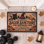 salem sanctuary for wayward cats ferals and familiars welcome personalized doormat 4