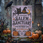 salem sanctuary for wayward cats ferals and familiars welcome personalized flag 2