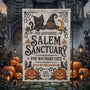 salem sanctuary for wayward cats ferals and familiars welcome personalized flag 4