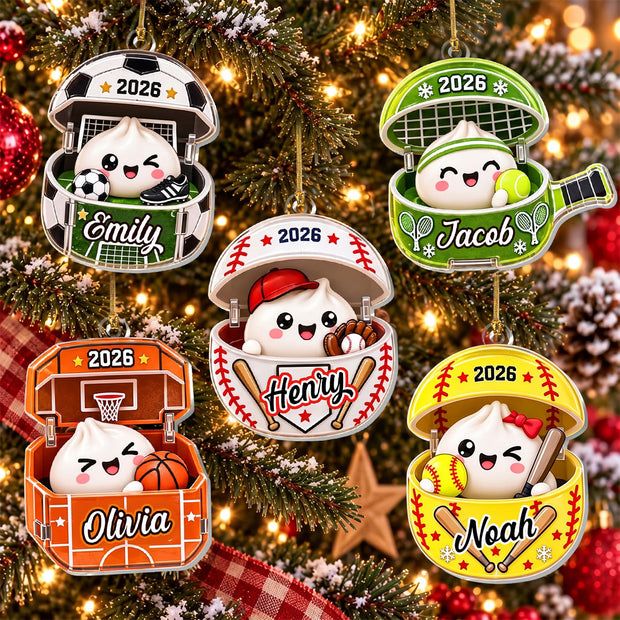 Steamed With Passion - Personalized Acrylic Ornament - Gift For Family