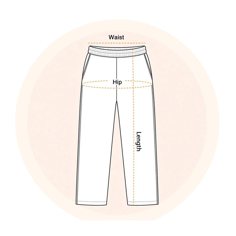 AOP Sweatpants / Joggers measurement guide